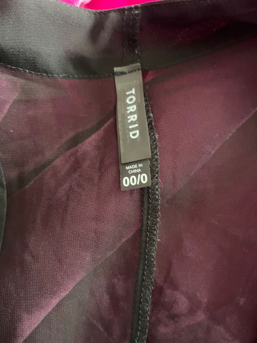 torrid Black Sheer swim coverup - Picture 3 of 4